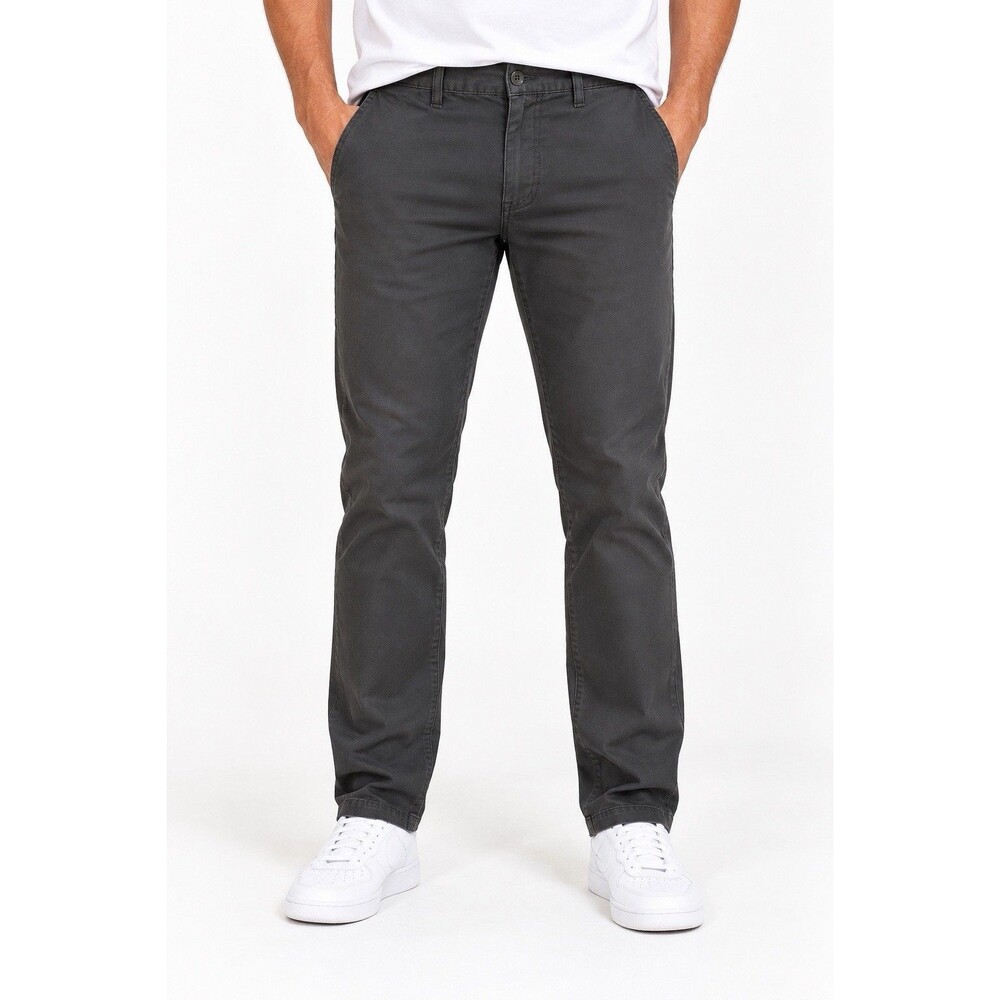 Dockers Men’s Slim Tapered Chino Pants Charcoal Gray Casual Dress 36x31
